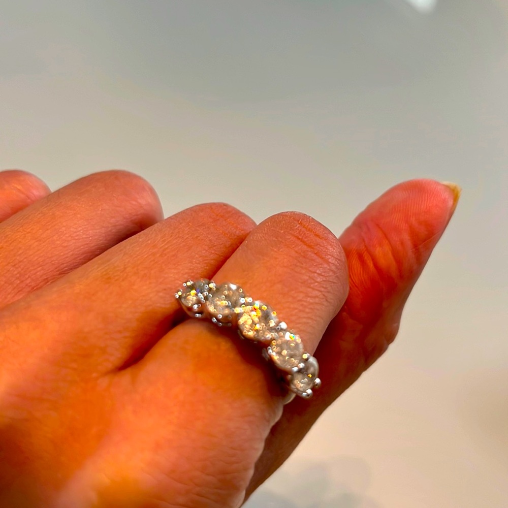 14k diamond band ring